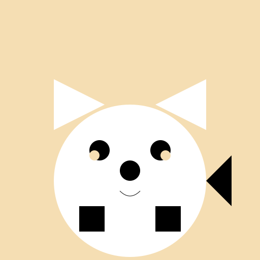 Maltese Dog with Tear Stains - DrawGPT