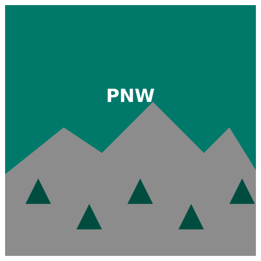 PNW Sticker - DrawGPT