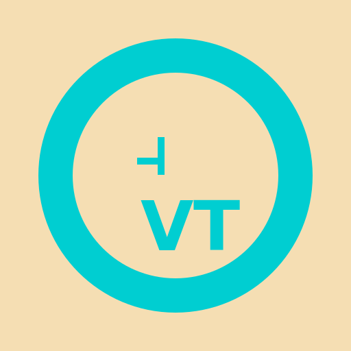 Symbol of Wealth and Peace with Initials V T - DrawGPT