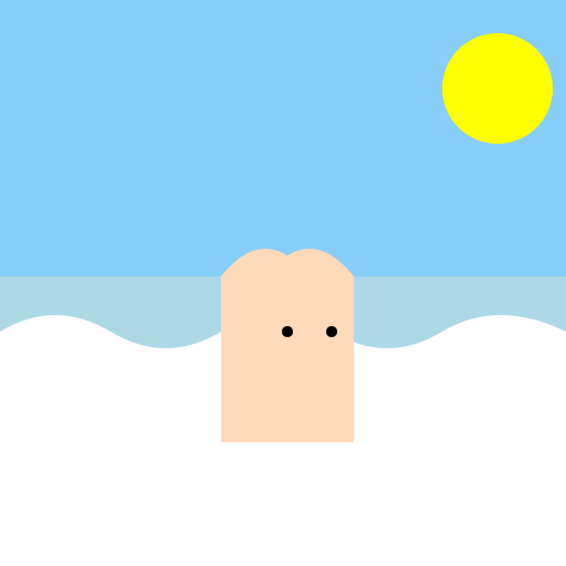 Blond girl in microkini - DrawGPT