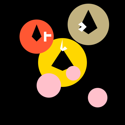 Jupiter, Mars, and Saturn Battle Royale - DrawGPT
