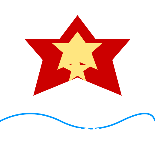 Egyptian-style Peronist shield in a seascape - DrawGPT