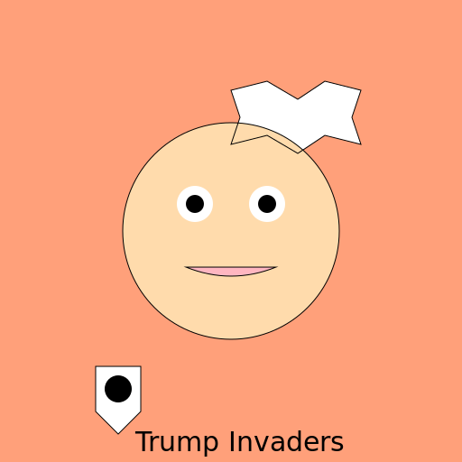 Trump Invaders Logo - DrawGPT