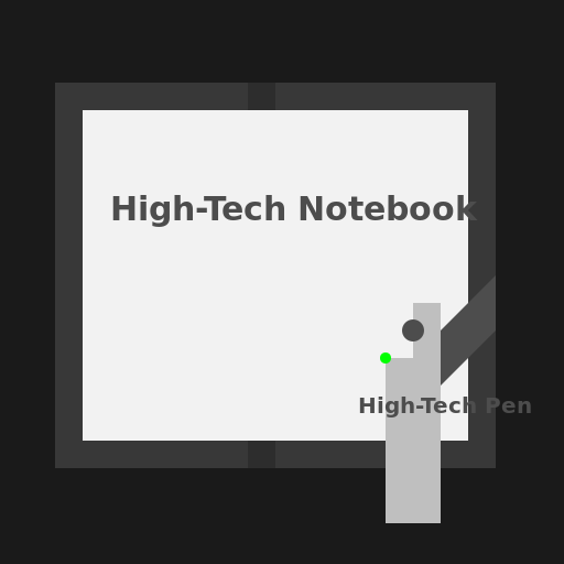 High-Tech Notebook and Pen - DrawGPT