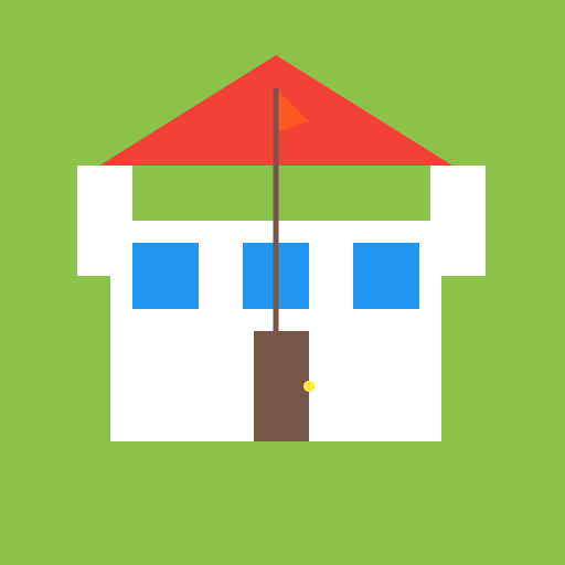 White Castle in Green Island - DrawGPT