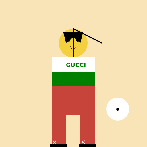 Lionel Messi in Gucci - DrawGPT