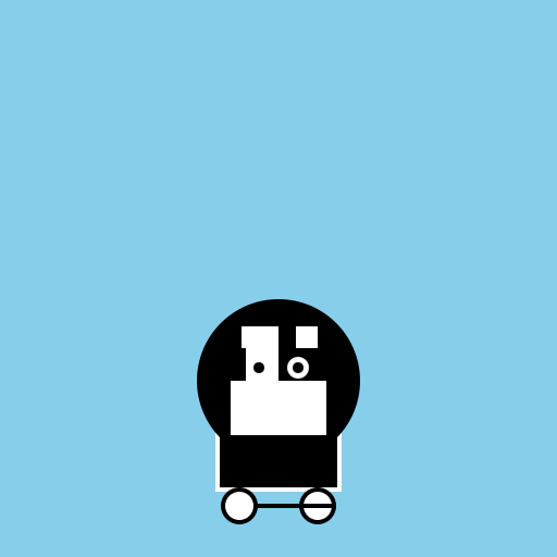 Skunk on a Skateboard - DrawGPT