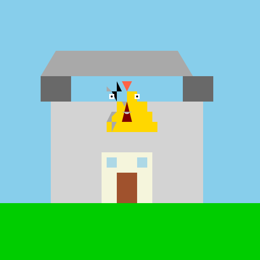 Castle and Library with a King - DrawGPT