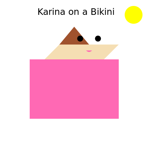 Karina on a Bikini - DrawGPT