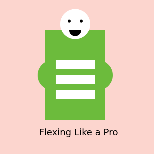 Muscular Man Flexing - DrawGPT