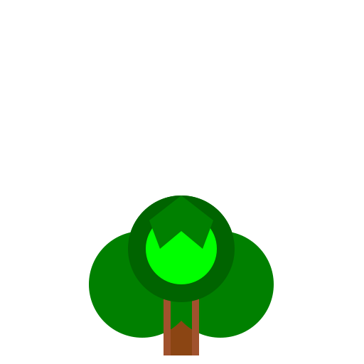 A beautiful tree with green leaves and brown trunk. - DrawGPT