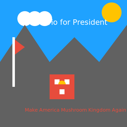 Mario as President - DrawGPT