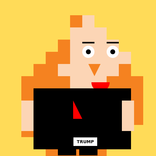 Portrait of Donald Trump - DrawGPT