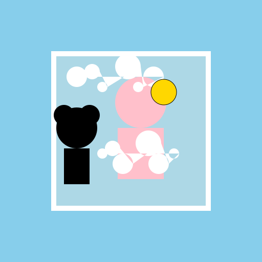 Angelina and Goofy's Bath Time Adventure - DrawGPT