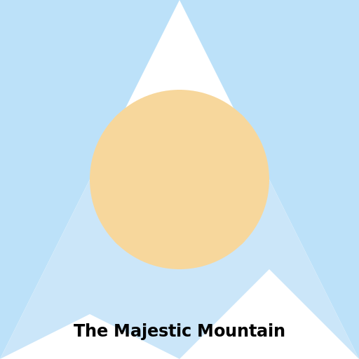 The Majestic Mountain - DrawGPT