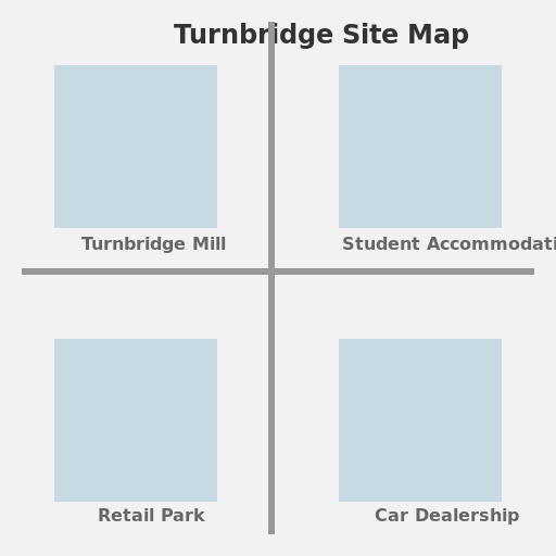 Turnbridge in Huddersfield Site Map - DrawGPT