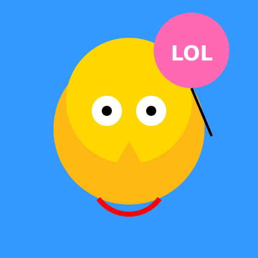 Donald Trump with a Balloon - DrawGPT