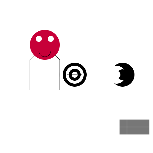 Stickman throwing BMW logo in the trash with Honda logo head - DrawGPT