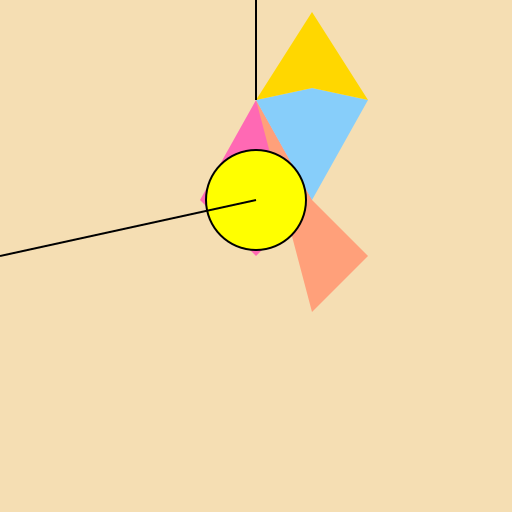 Colorful Abstract Flower - DrawGPT