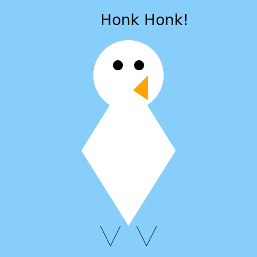 A Majestic Goose - DrawGPT