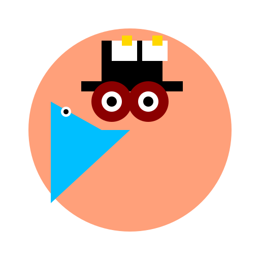 Tiger-Fish with Top Hat - DrawGPT