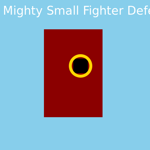 Mighty Small Fighter Defeats the Big Bully - DrawGPT