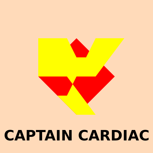 Captain Cardiac - Logo - DrawGPT