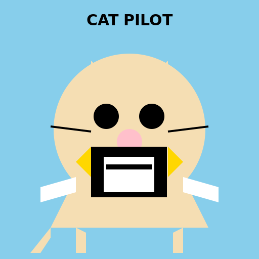 Cat in a Jet Pilot Uniform - DrawGPT