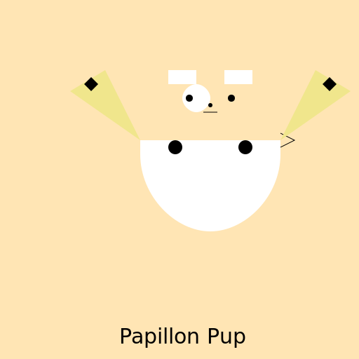 Papillon Pup - DrawGPT