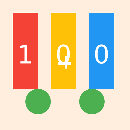 Base 10 Math Game for 2nd Graders Logo - DrawGPT