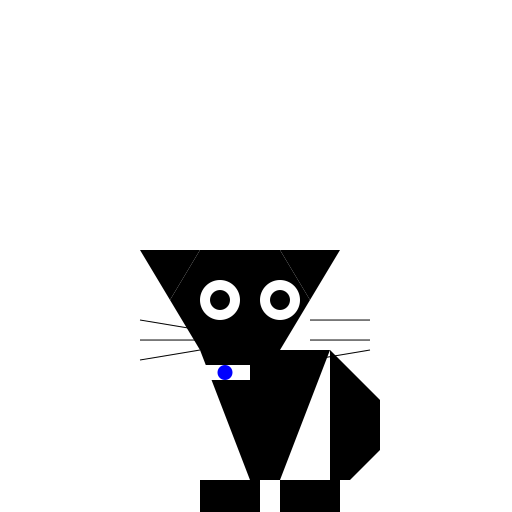 Tuxedo Cat - DrawGPT