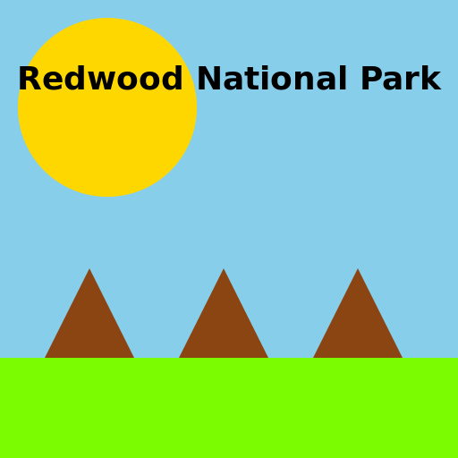 Redwood National Park Poster - DrawGPT