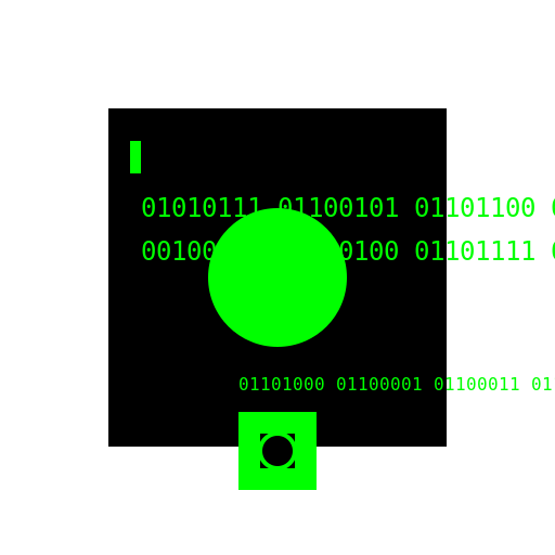 Hacker Terminal Logo - DrawGPT
