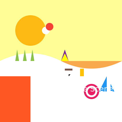 Summertime Scene Logo - DrawGPT