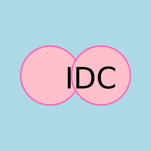 Pair of Discus Fish with IDC Letter - DrawGPT