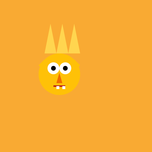 Orange Troll with Trump-like Hair - DrawGPT