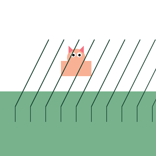 Cat Eating Grass - DrawGPT