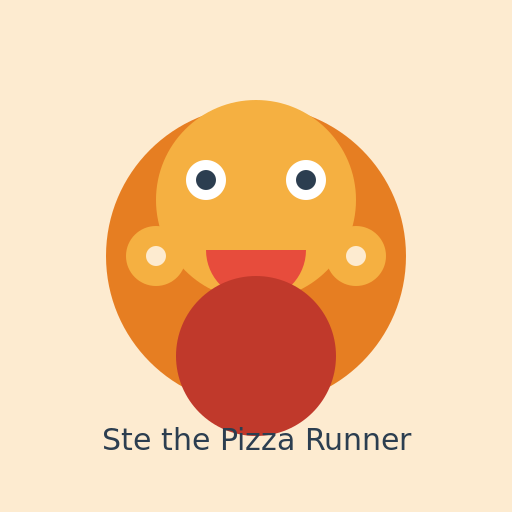 Pizza Runner - A Caricature of Ste, the Manga Character - DrawGPT