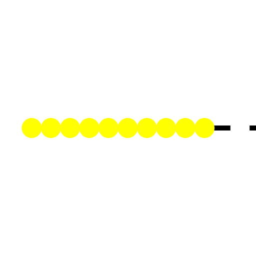 Ten Servers in Line Diagram - DrawGPT