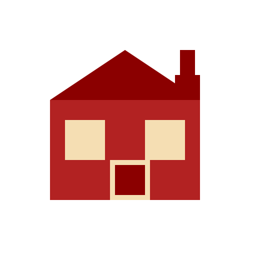 House with windows, door and a chimney - DrawGPT