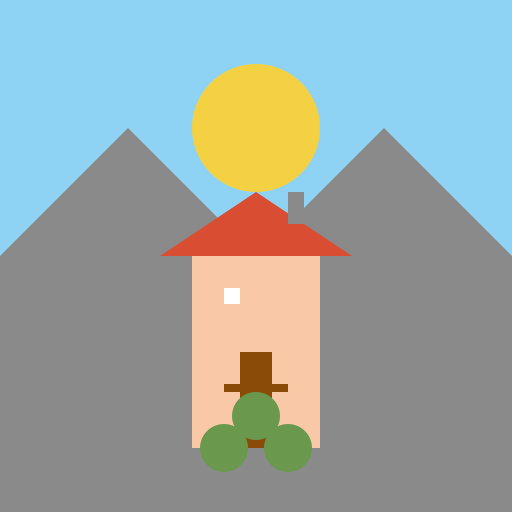 A House in Yazd in the Year 1000 AD - DrawGPT