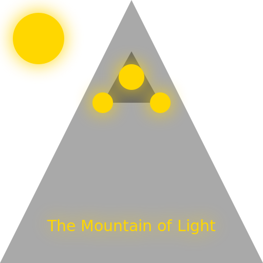 Steep Mountain with Caves and Light Emitting - DrawGPT