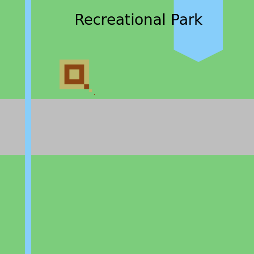 Recreational Park with a Waterfall and a Viewpoint - DrawGPT
