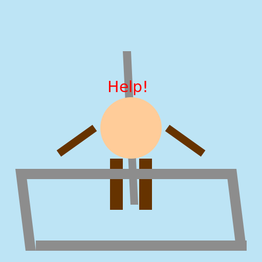 Guy Struggling to Hold a Gigantic Eiffel Tower - DrawGPT