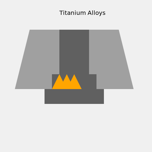 Manufacturing process for Titanium alloys production - DrawGPT