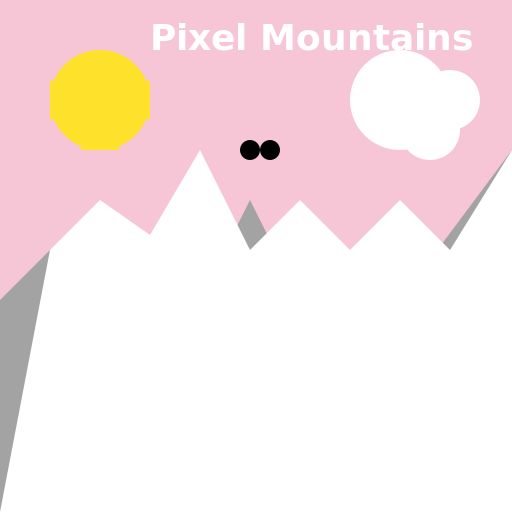 Pixel mountains - DrawGPT