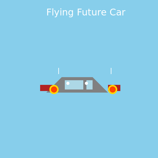 Flying Future Car - DrawGPT