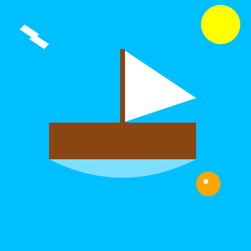 Boat on the sea - DrawGPT