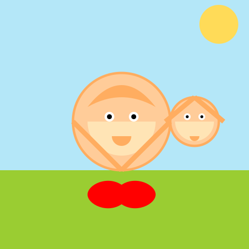 Caring Mother and Adolescent Child - DrawGPT