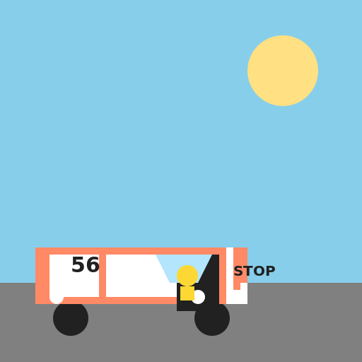 Bus on a sunny day - AI Prompt #29305 - DrawGPT